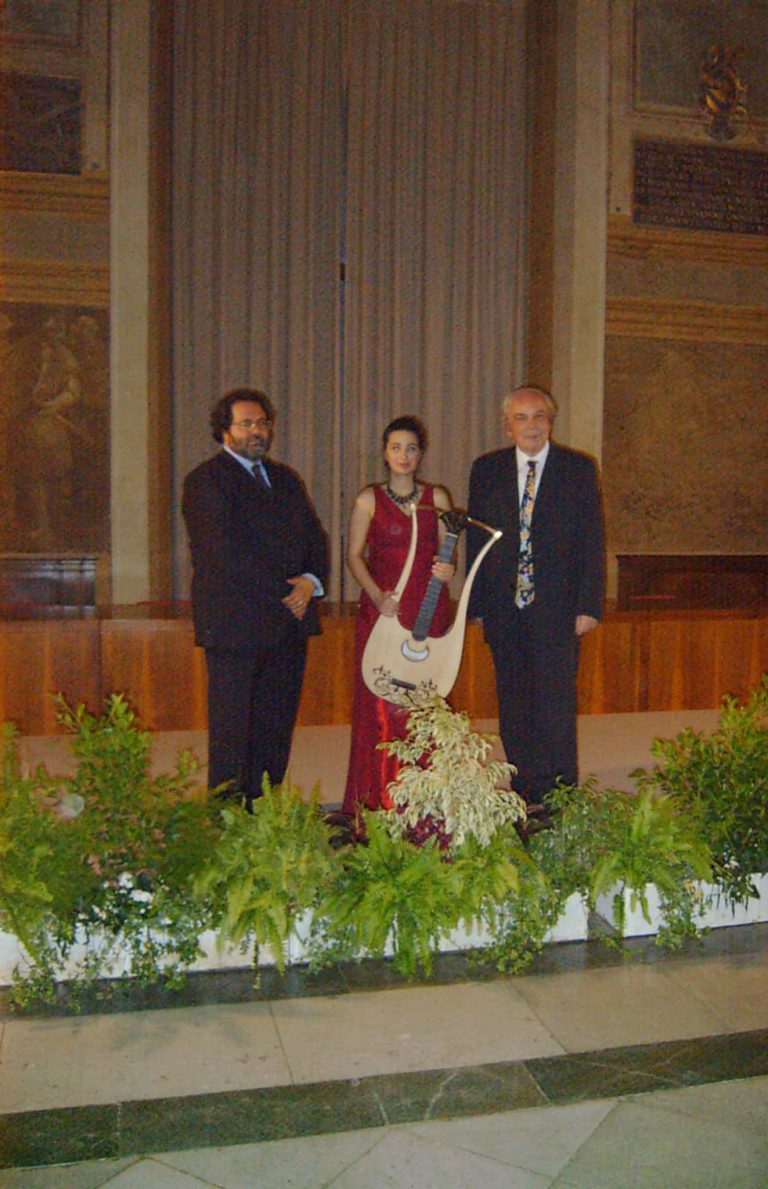 With the Maestri G. Balestra and M. Torta, XXII International Guitar Festival, Udine