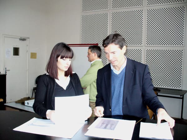 con il M° O. Chassain (Conservatorio di Parigi)