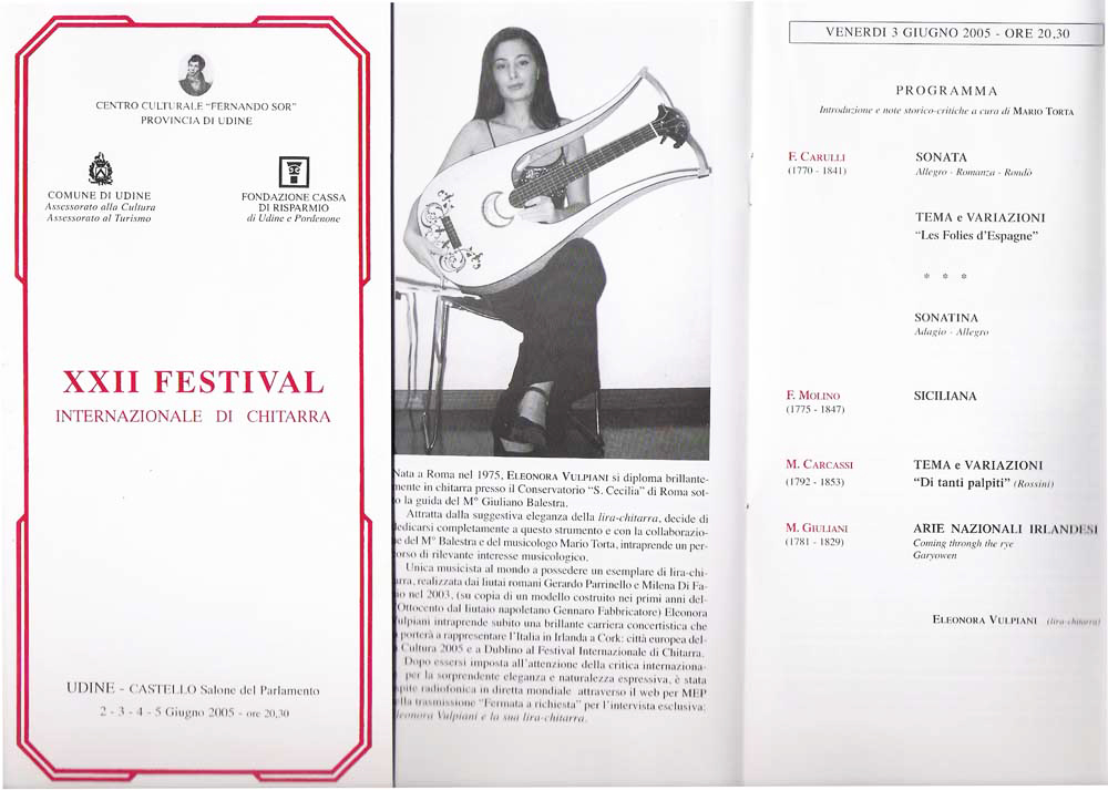 XXII Festival Internazionale di Chitarra, Udine
